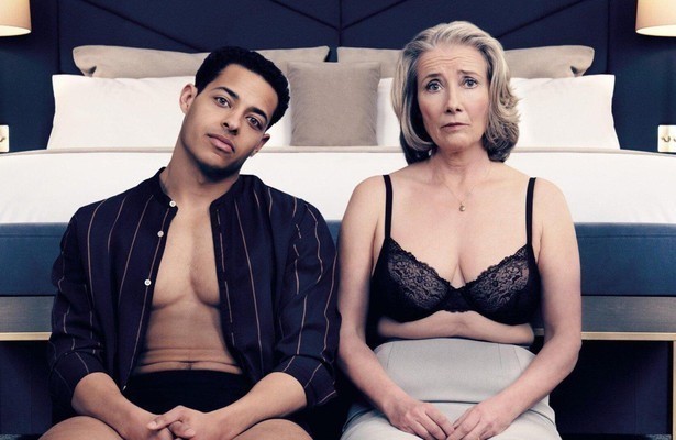 Daryl McCormack en Emma Thompson in Good Luck to You, Leo Grande