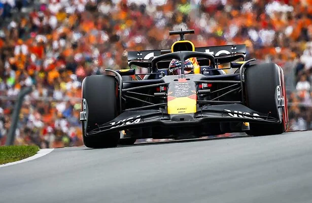Max Verstappen tijdens GP Zandvoort