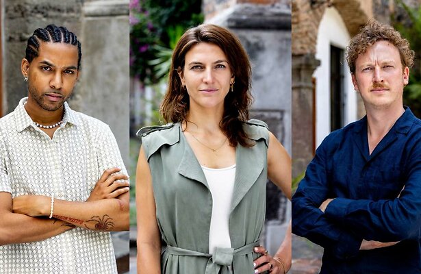 Rosario Mussendijk, Anna Gimbrère en Fons Hendriks voor WIDM