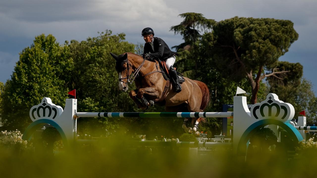 Studio Sport doet verslag van de Global Champions Tour in Valkenswaard