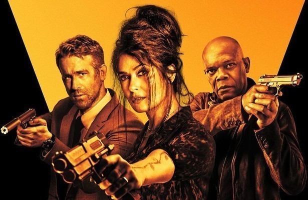 Ryan Reynolds, Salma Hayek en Samuel L. Jackson voor Hitman's Wife's Bodyguard