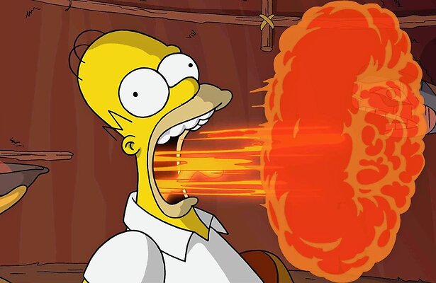 Still uit The Simpsons Movie