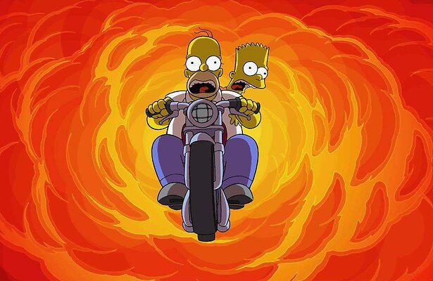 Still uit The Simpsons Movie