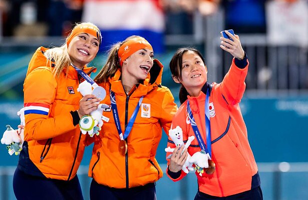 Jutta Leerdam, Femke Kok en Miho Takagi