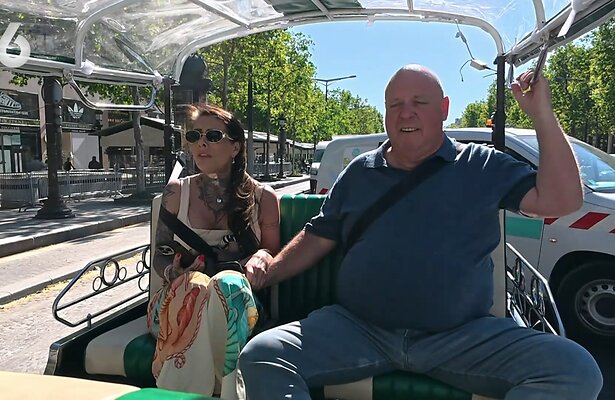 Peter Gillis en Wendy in Parijs