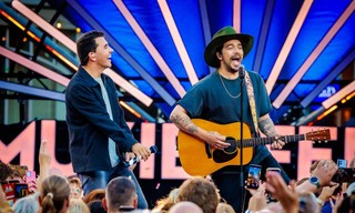 Muziekfeest op het plein