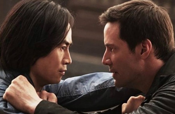 Tiger Chen en Keanu Reeves in Man of Tai Chi