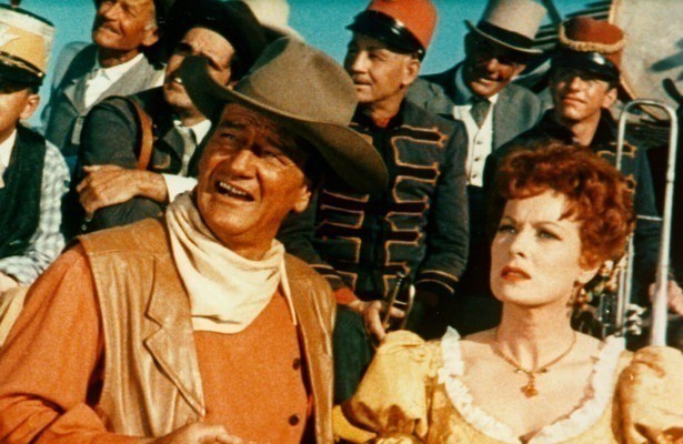 John Wayne en Maureen O'Hara in McLintock!