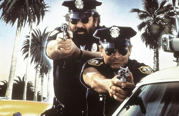 Bud Spencer en Terence Hill in Miami Supercops