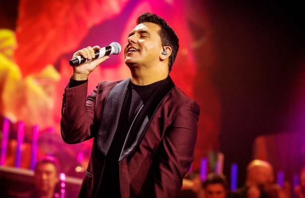 Jan Smit tijdens Muziekfeest van het jaar 2025