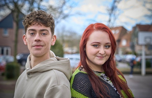Maas Bronkhuyzen (Mees) en Vera de Vries (Pip) uit Oogappels