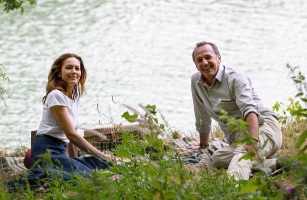Diane Lane en Arnaud Viard in Paris Can Wait