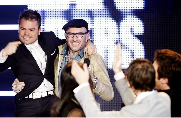 Van Velzen en Saunders in 2011.