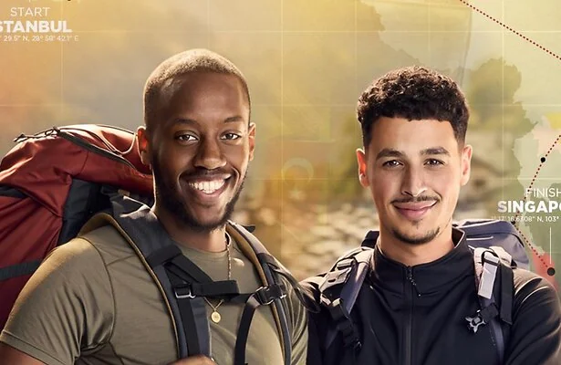 Stephen Rutayisire en Hamza Othman in Race across the World