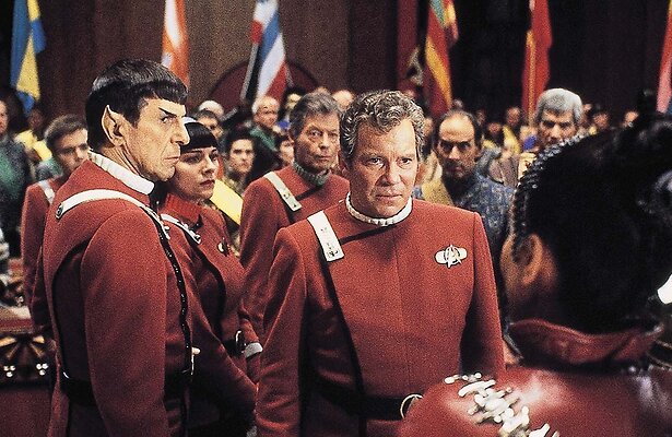 William Shatner als Captain James T. Kirk in Star Trek VI: The Undiscovered Country