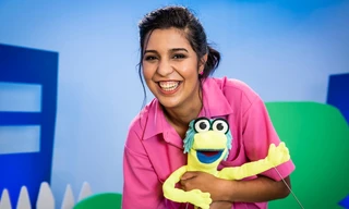 Sarah leest voor