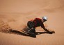 Sandboarding on Dragon Hill