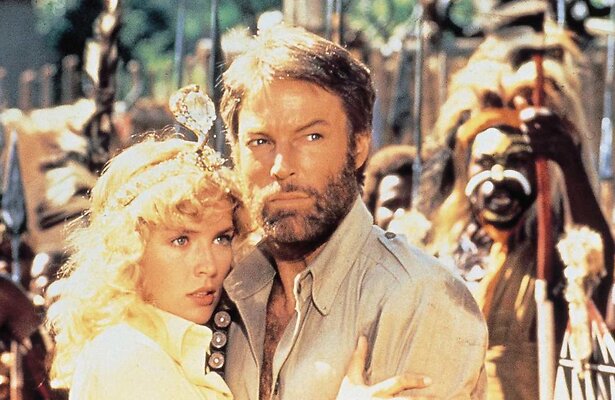 Sharon Stone en Richard Chamberlain in King Solomon's Mines
