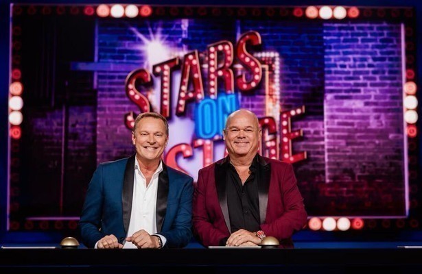 Buddy Vedder, Albert Verlinde, Paul de Leeuw en Jamai Loman voor Stars on Stage