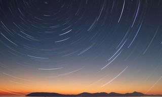 The sky at night