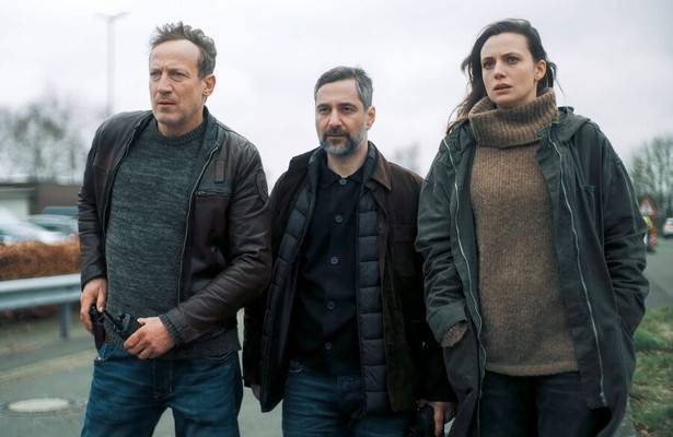 Wotan Wilke Möhring, Denis Moschitto en Gaite Jansen in Tatort: Over Grenzen