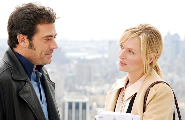 Jeffrey Dean Morgan en Uma Thurman in The Accidental Husband