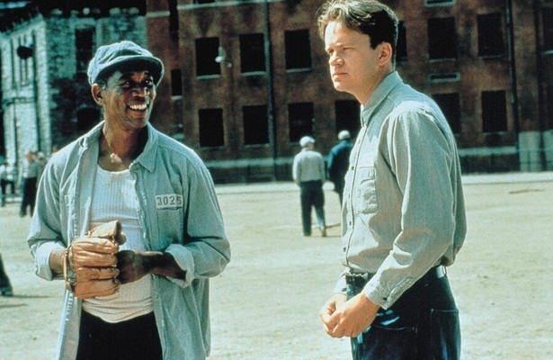 Tim Robbins en Morgan Freeman