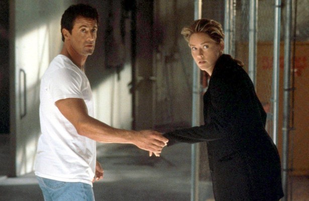 Sylvester Stallone en Sharon Stone in The Specialist