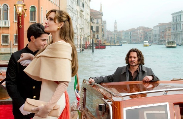 Angelina Jolie en Johnny Depp in The Tourist