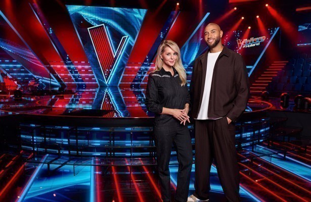 Chantal Janzen en Edson da Graça voor The Voice of Holland