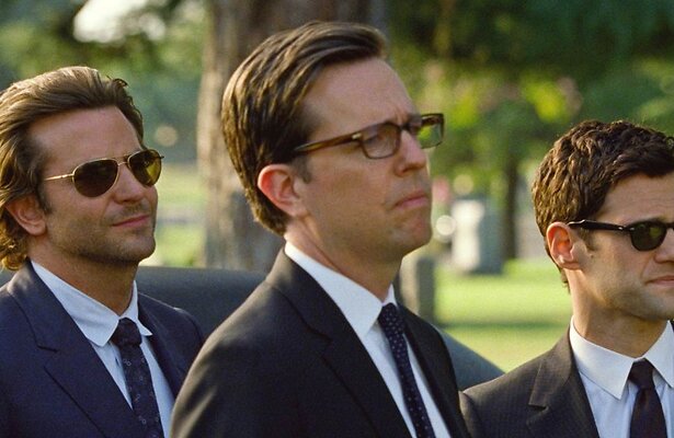 Bradley Cooper, Ed Helms en Justin Bartha in The Hangover Part III