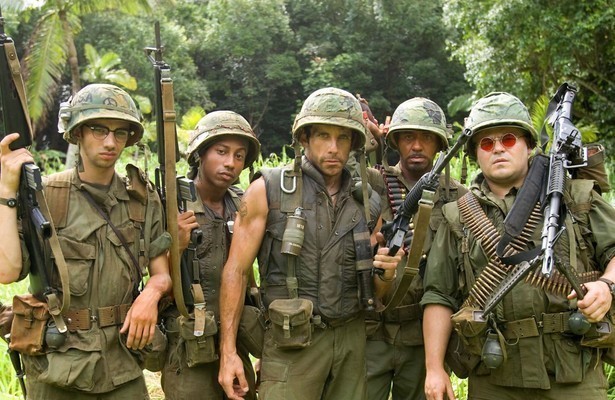 Ben Stillers met medecastleden Tropic Thunder