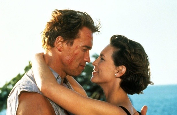 Arnold Schwarzenegger en Jamie Lee Curtis in True Lies