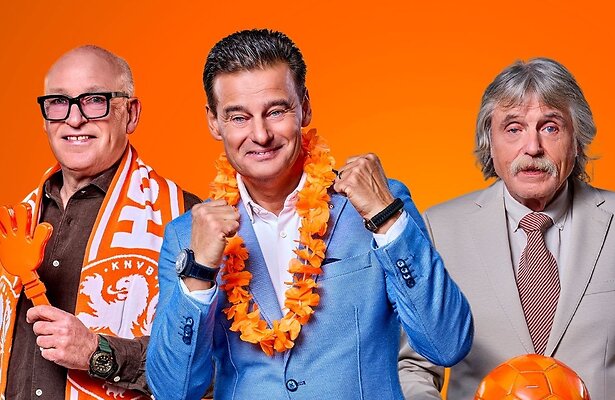 René van der Gijp, Wilfred Genee en Johan Derksen 