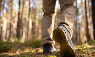 Weatherman walking