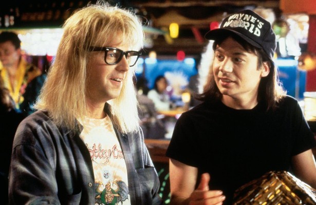 Mike Myers en Dana Carvey in Wayne's World