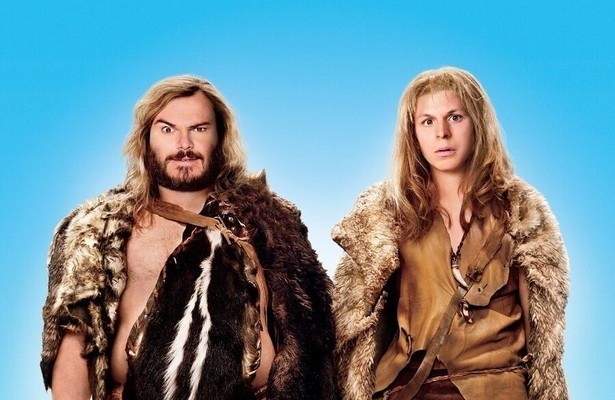Jack Black en Michael Cera in Year One
