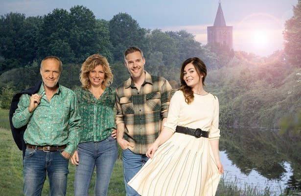Stef Bos, Annemiek Schrijver, Thomas Cammaert en Kim-Lian van der Meij