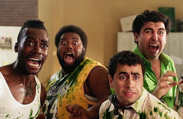 Sergio Hasselbaink, Uriah Arnhem, Iliass Ojja en Mimoun Ouled Radi in Zombibi