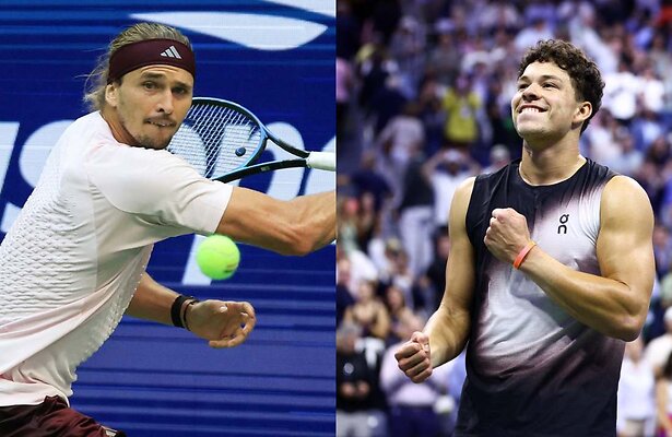 Alexander Zverev en Ben Shelton