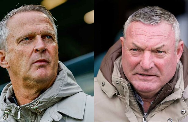 John van den Brom en Ron Jans
