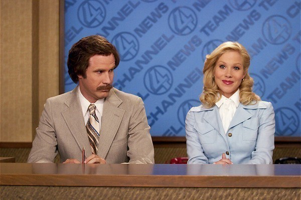 Will Ferrell is een nieuwslezer