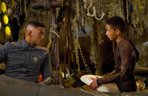 Will en Jaden Smith voor After Earth