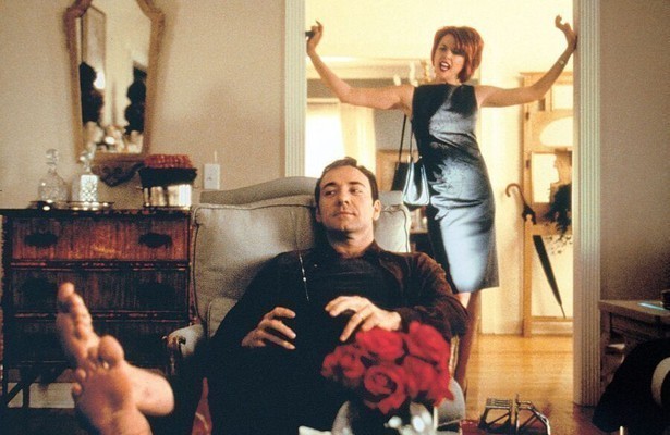 Kevin Spacey en Annette Bening in American Beauty