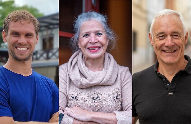 Dick, Wilma en Jos voor B&B Vol Liefde 2025