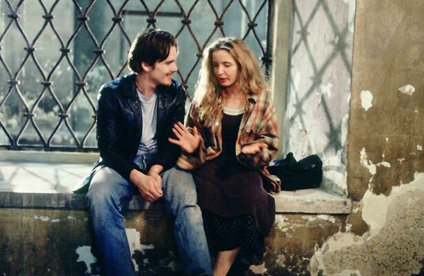 Ethan Hawke en Julie Delpy in Before Sunrise