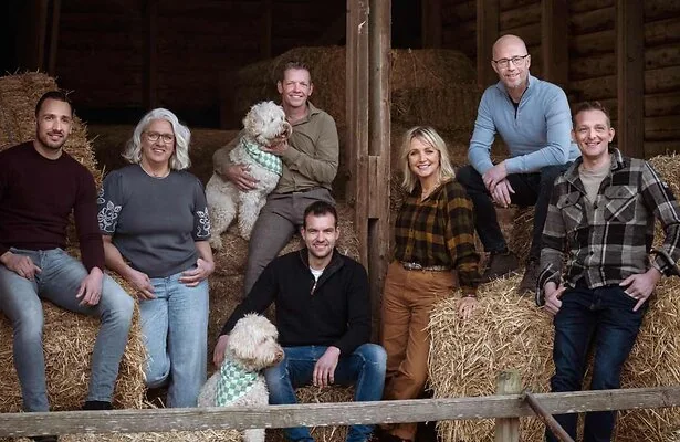 Yvon Jaspers met boeren Boer Zoekt Vrouw 2026