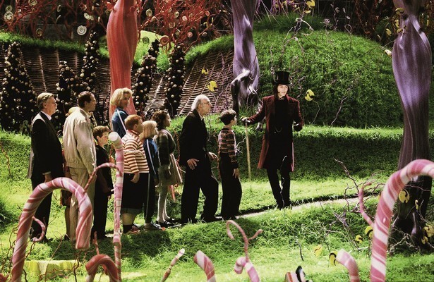 Johnny Depp in Charlie and the Chocolate Factory