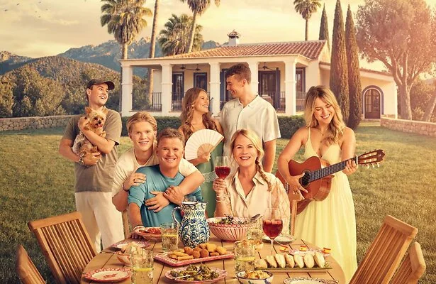 De familie Kroes, persfoto voor eerste seizoen van realityserie.