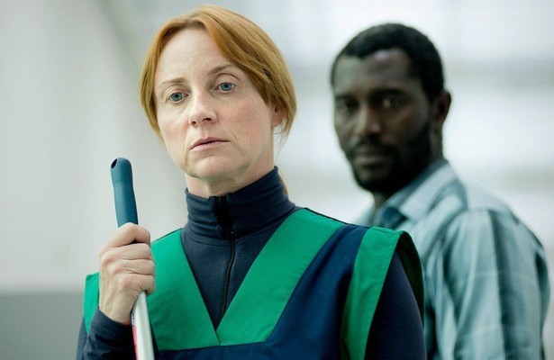 Bianca Krijgsman en Isaka Sawadogo in De Nieuwe Wereld